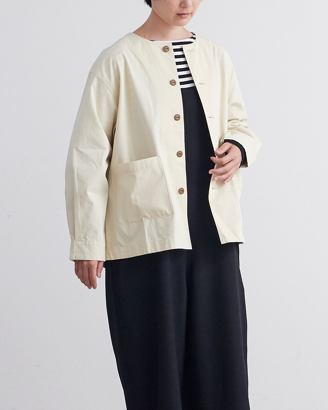 HEAVENLY ヘブンリー］ #009 Cotton Twill Nocollar Jacket / コットン
