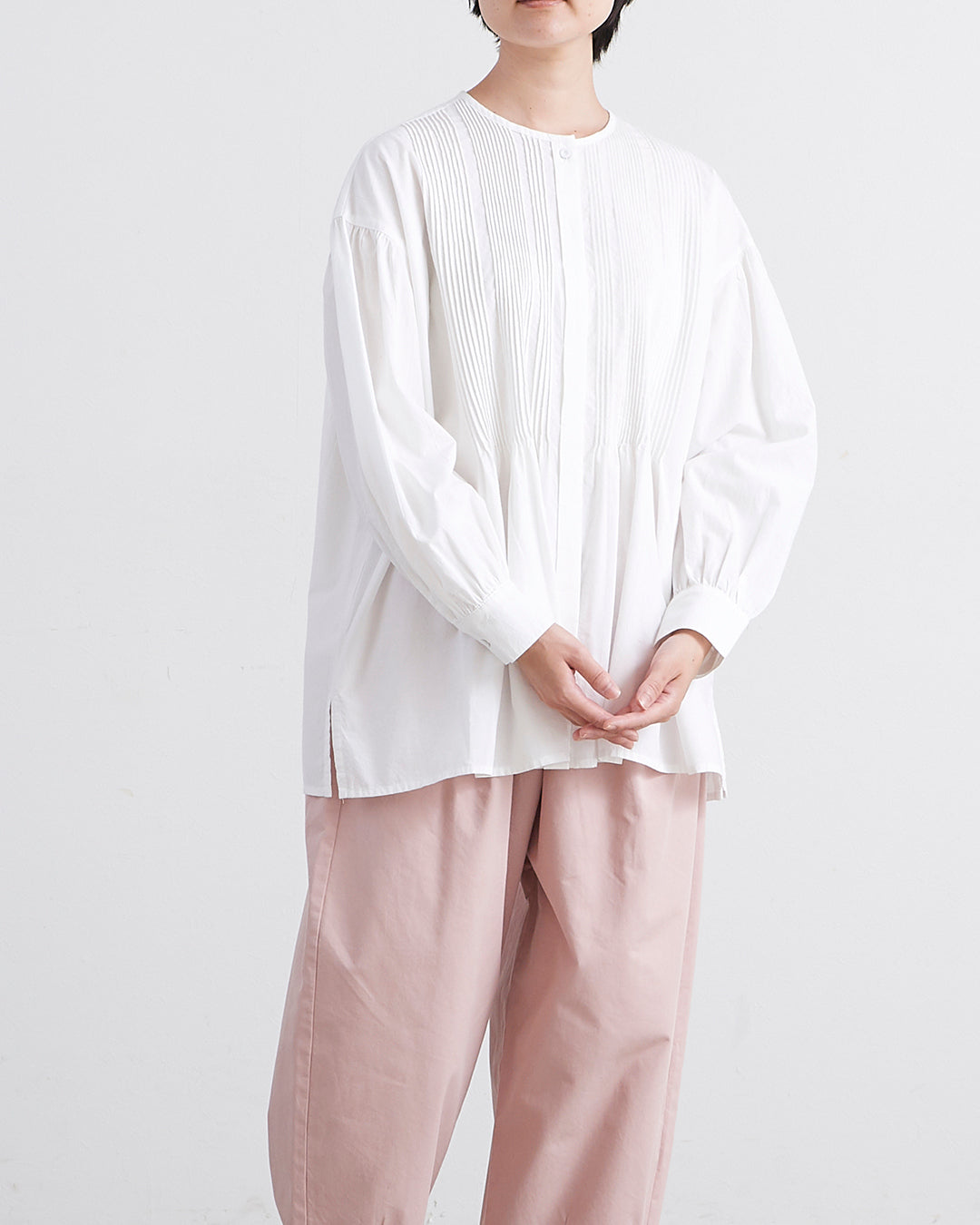 HEAVENLY ヘブンリー］ #009 Washer Broadcloth Pintuck Blouse