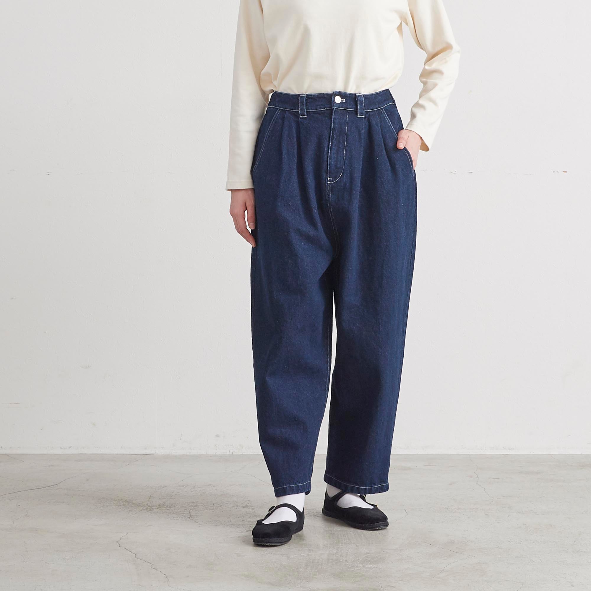 HEAVENLY ヘブンリー］ #010 Cotton Linen 12oz Denim Tuck Pants