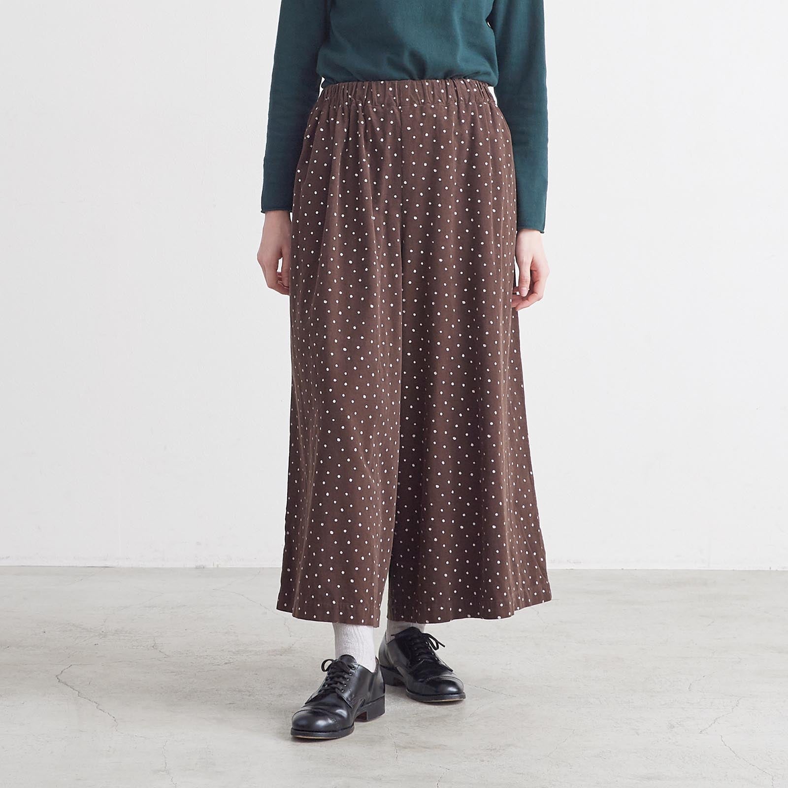 HEAVENLY ヘブンリー］ #007 Corduroy Dot Print Wide Pants / コーデュロイ ドット プリント |  HEAVENLY -OFFICIAL SITE-