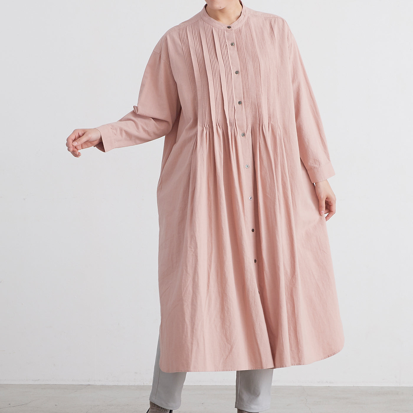 HEAVENLY ヘブンリー］ #001 C/L Pintuck Open Onepiece / コットン リネン ピンタック ワンピース |  HEAVENLY -OFFICIAL SITE-