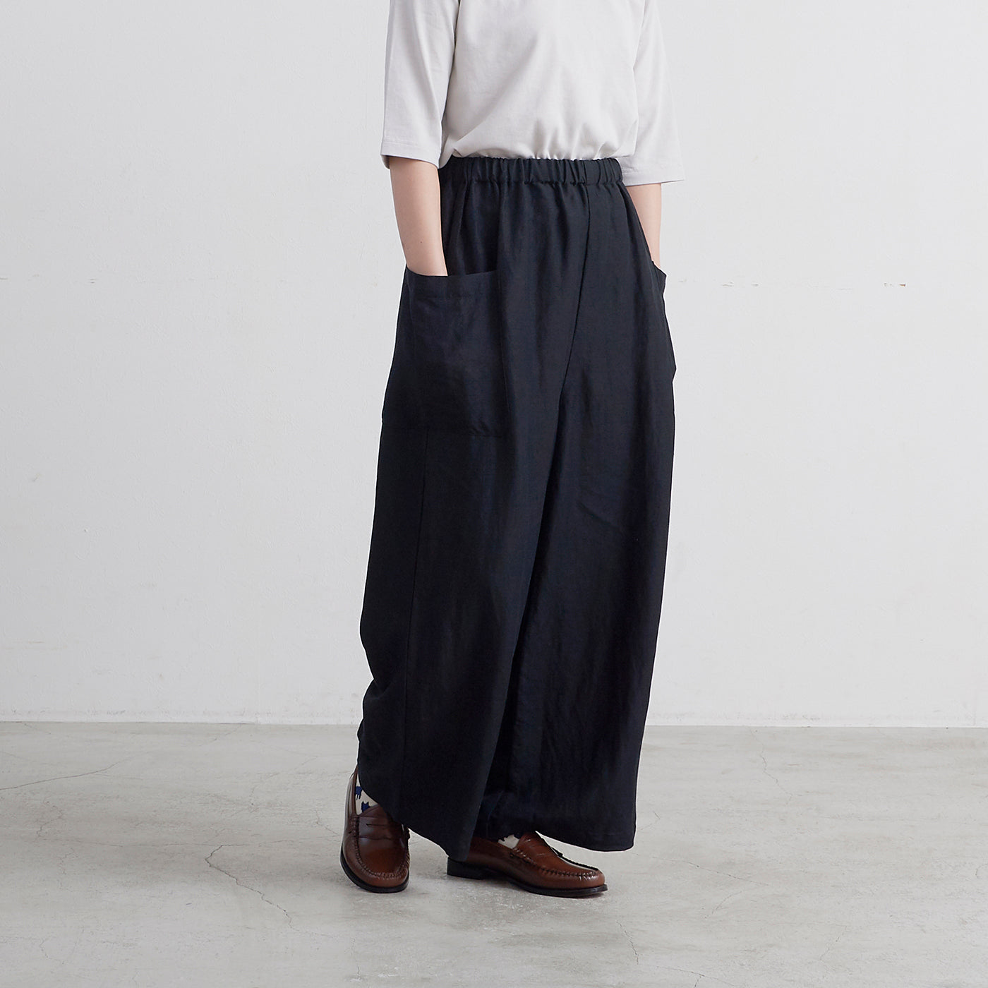 第一ネット Rayon Linen #005 ヘブンリー］ HEAVENLY Wide リネン / Pants パンツ