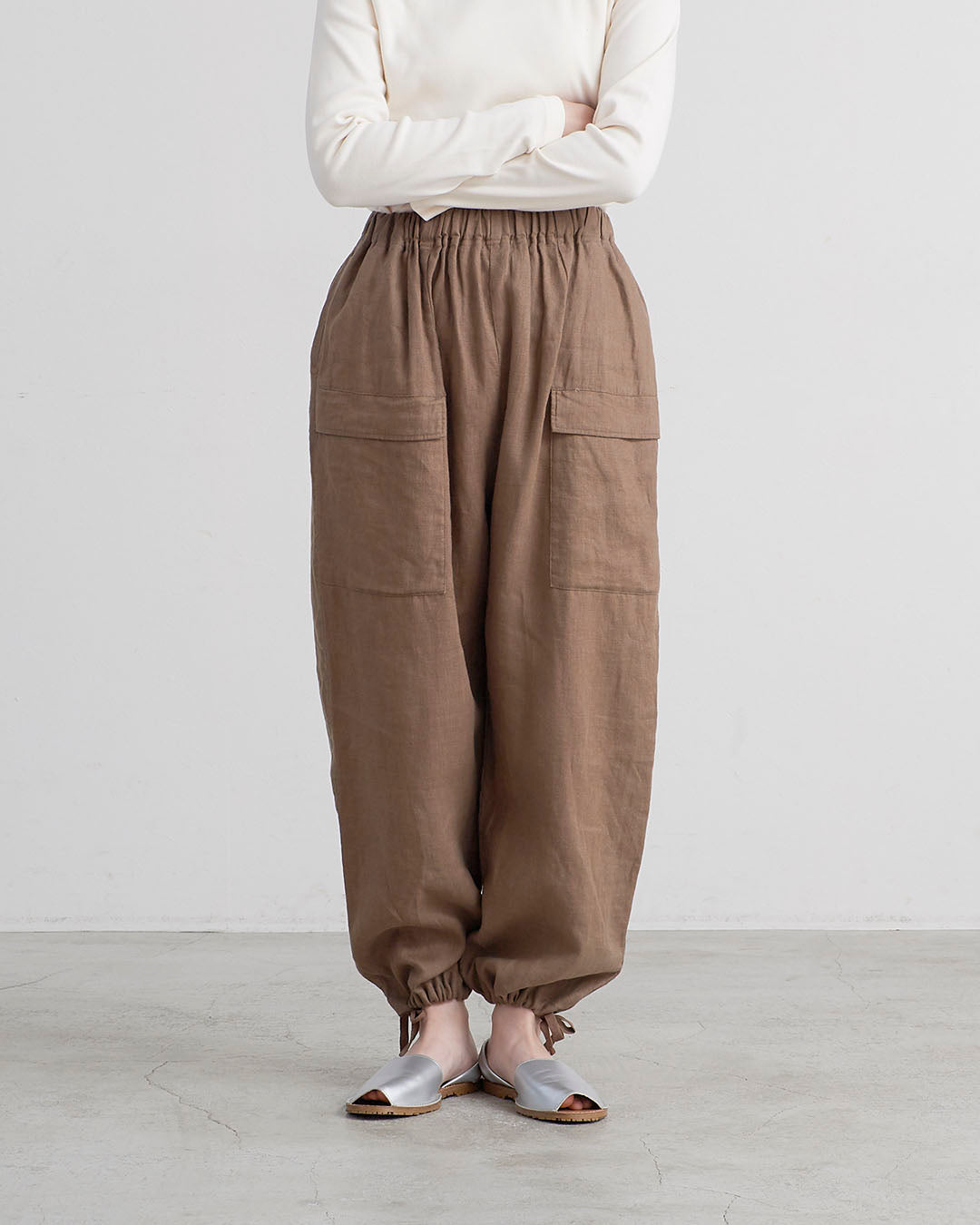 HEAVENLY ヘブンリー］ #004 6×6 Heavy Linen Front Pocket Pants