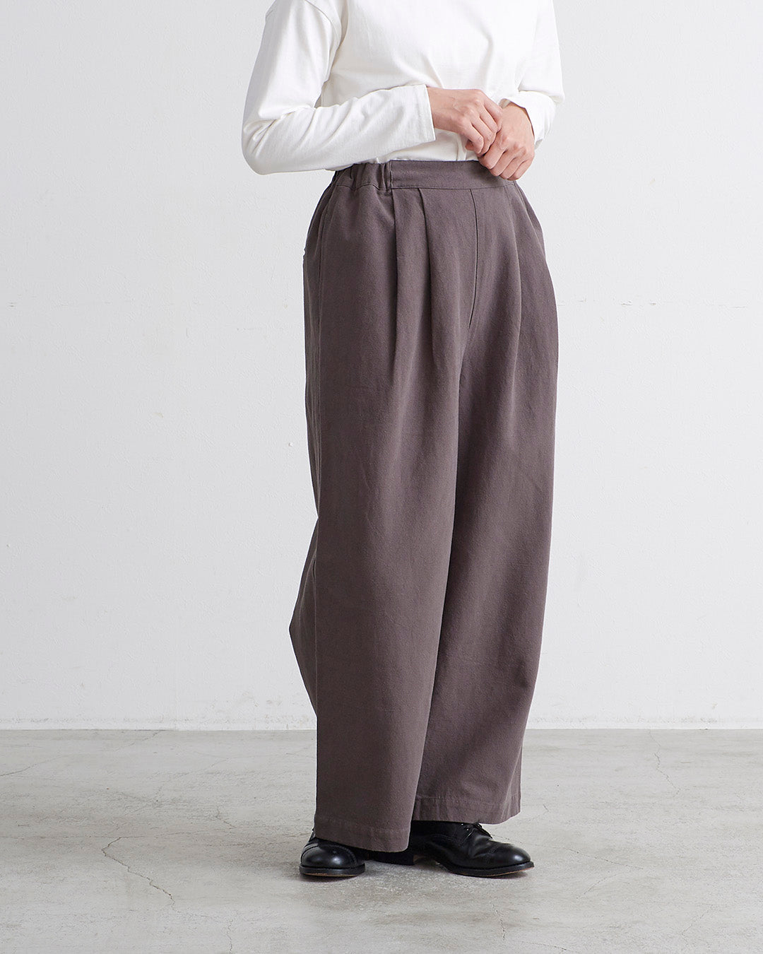 HEAVENLY ヘブンリー］ #003 Cotton linen Canvas Wide Straight Pants