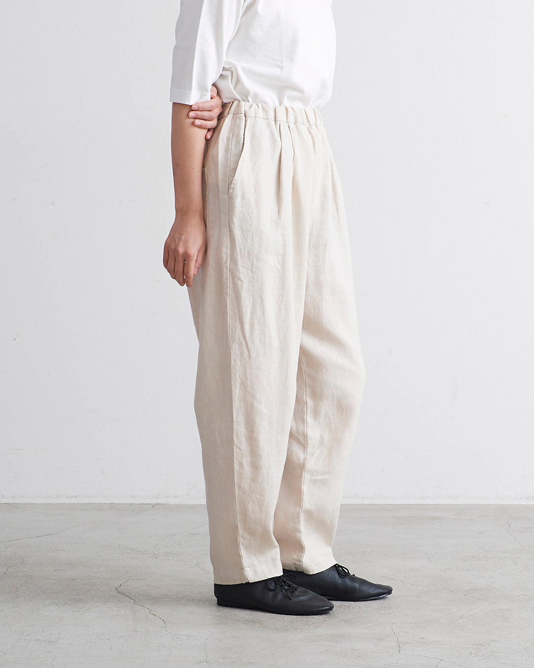 HEAVENLY ヘブンリー］ #004 Heavy Linen Relaxed Tapered Pants