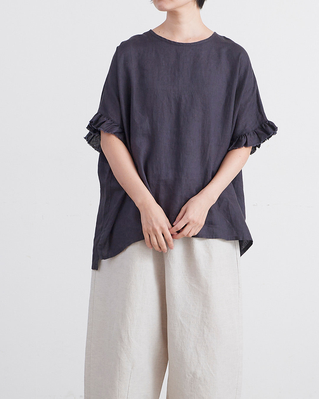 HEAVENLY ヘブンリー］ #003 Linen Frillsleeve Pullover / リネン