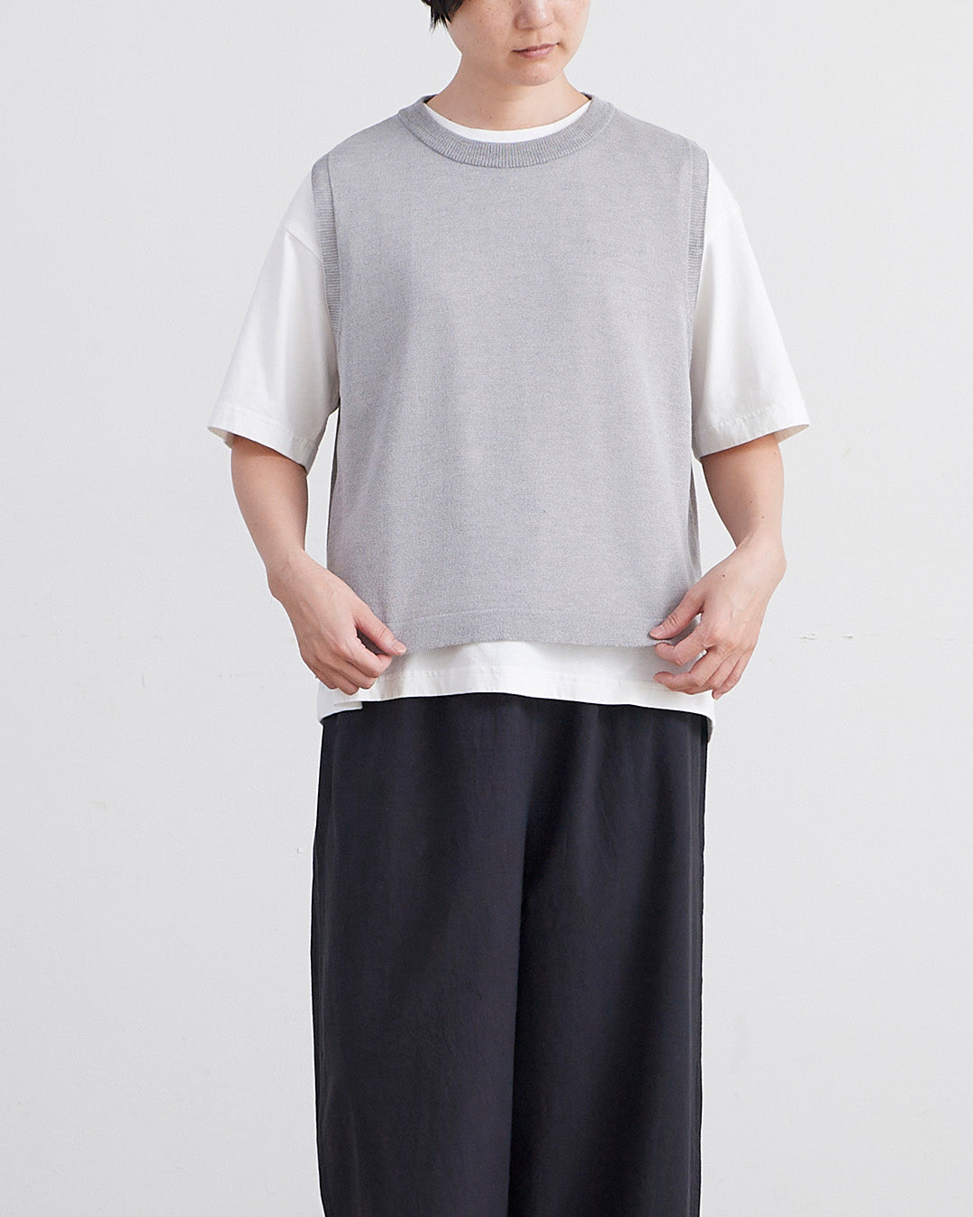HEAVENLY ヘブンリー］ #016 Paper Yarn Knit Vest / ぺーパー ヤーン