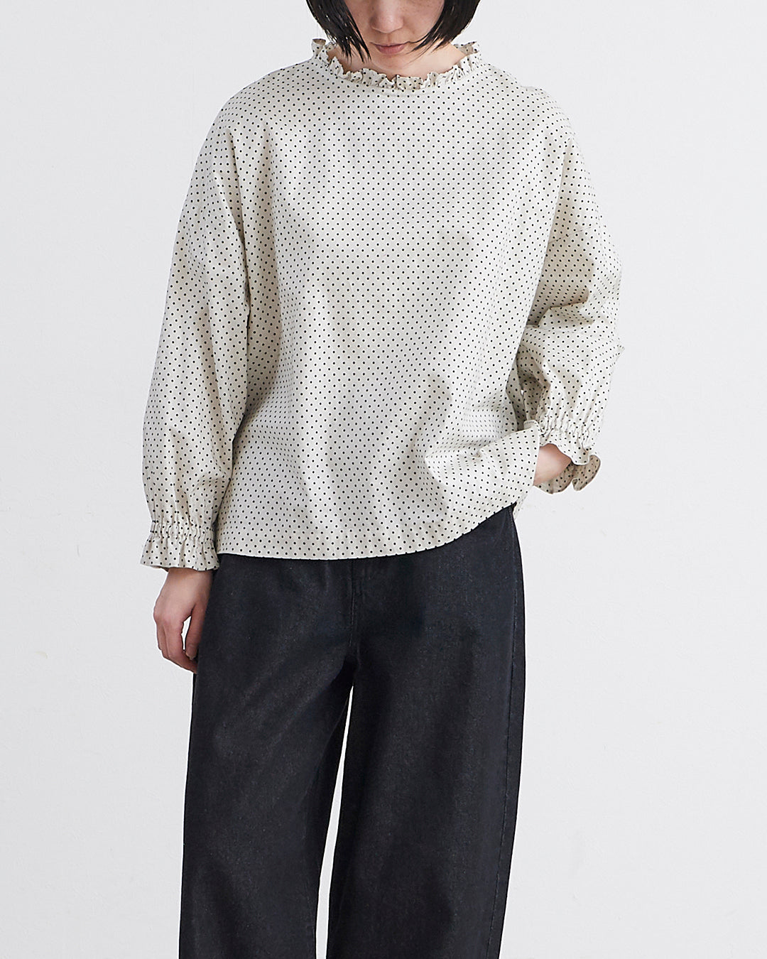 HEAVENLY ヘブンリー］#006Dot Mini Frill Pullover / ドット ミニ