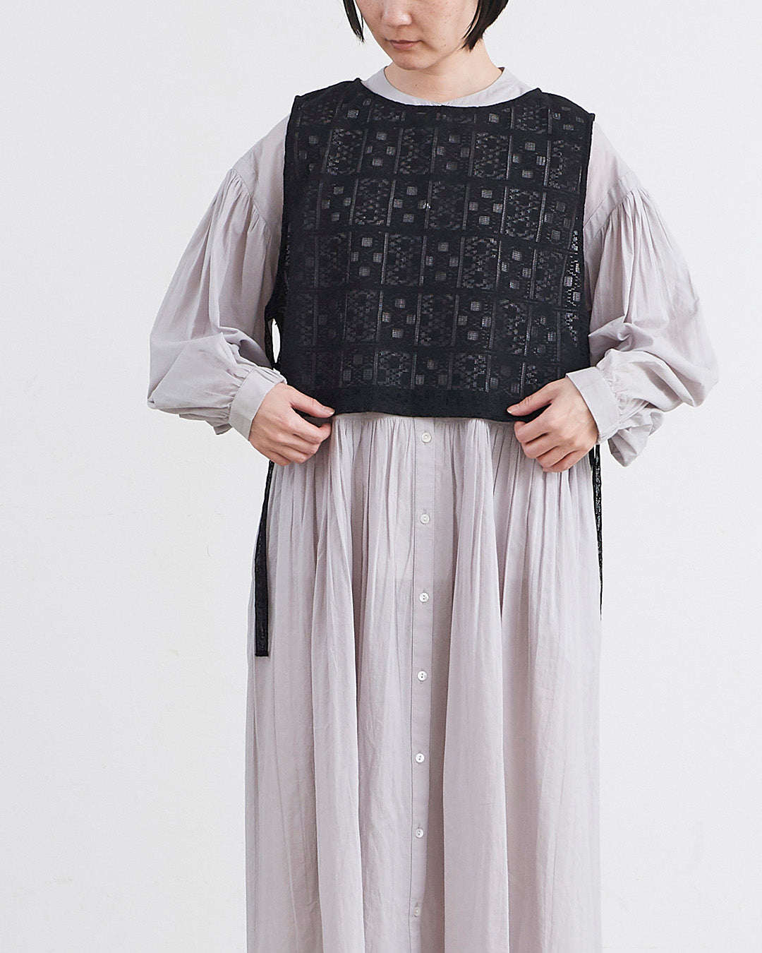 HEAVENLY ヘブンリー］ #009 Lace Ribbon Vest / レース リボン ベスト