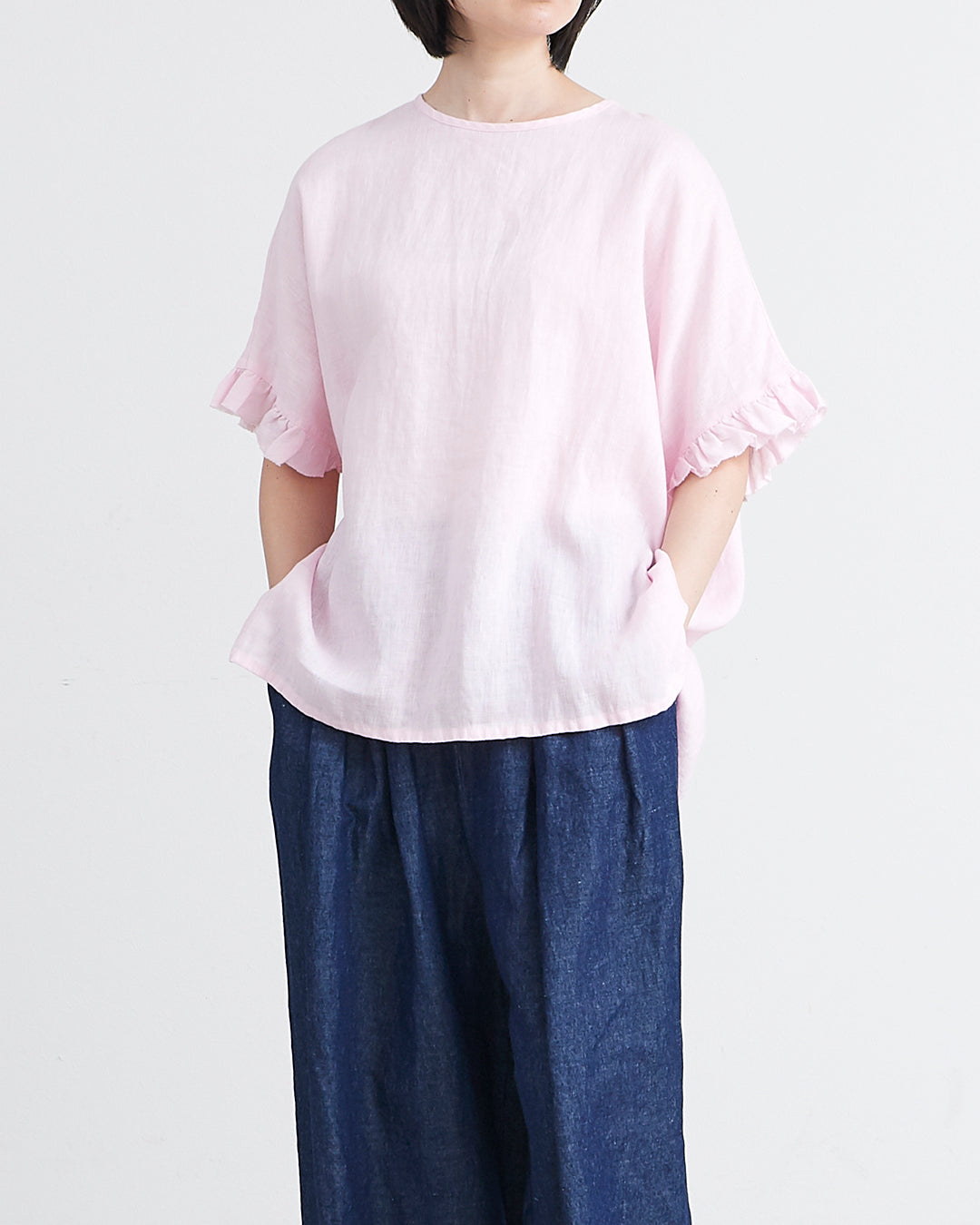 HEAVENLY ヘブンリー］ #003 Linen Frillsleeve Pullover / リネン