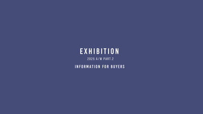 2025AW Part.2　展示会のご案内