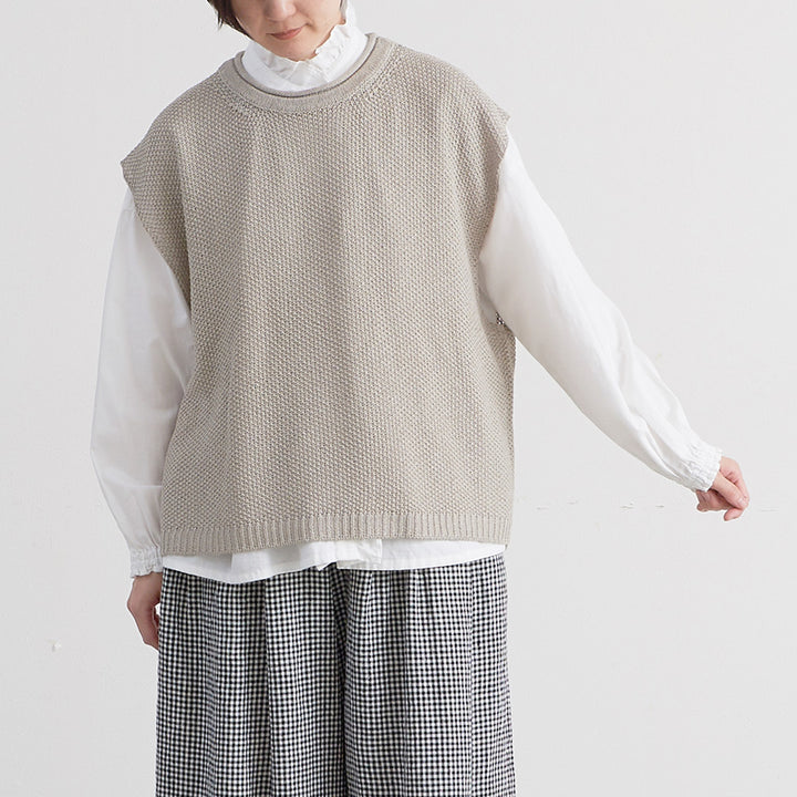 HEAVENLY ヘブンリー］ #018 Linen Mix Knit Vest / リネン