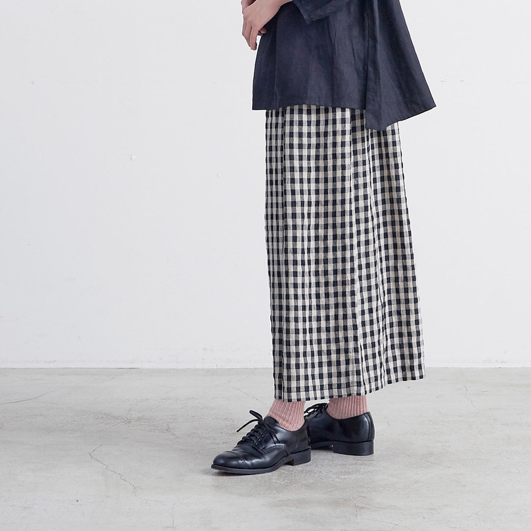 最初値下げHEVE ガウチョパンツ36 Sheer Satin GauchoPT HEAVENLY ヘブンリー］ #009 Linen Gaucho Pants / リネン ガウチョ