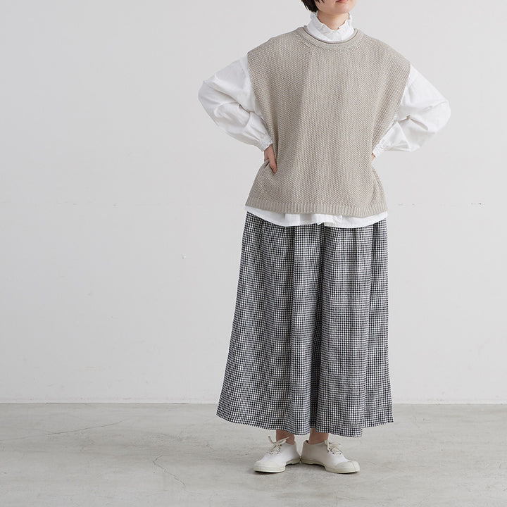 heavenly ガウチョパンツ　ギンガム 楽天市場】HEAVENLY (ヘブンリー) | Linen Gaucho Pants