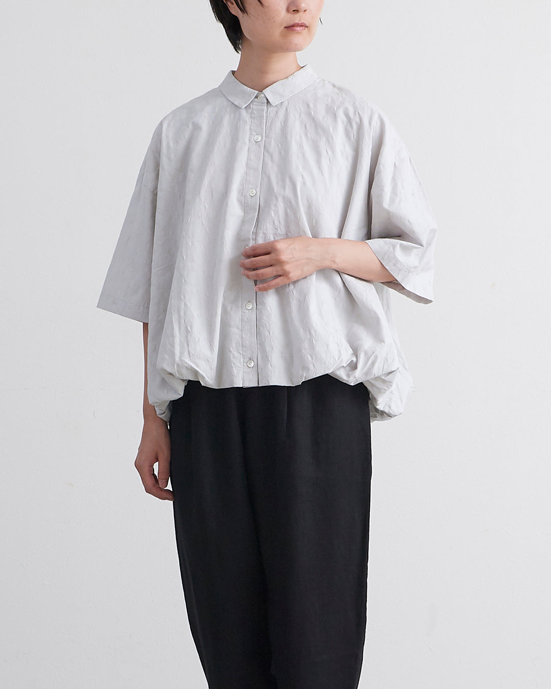 HEAVENLY ヘブンリー］ #007 Dot Jacquard Balloon Blouse / ドット