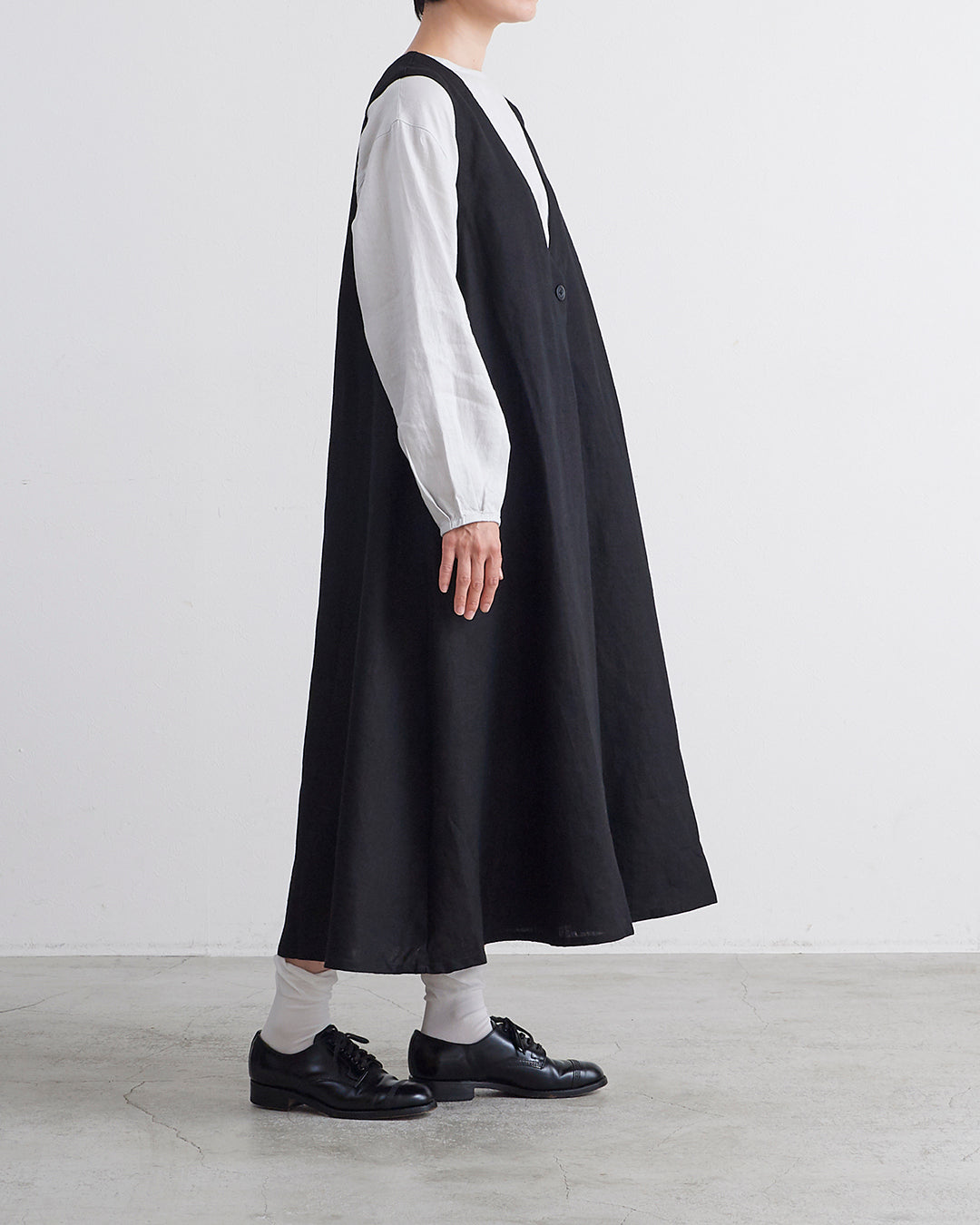 HEAVENLY ヘブンリー］ #003 Heavy Linen Jumperskirt / ヘビー リネン