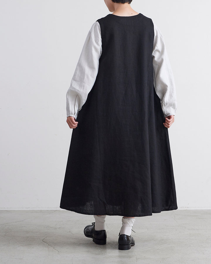HEAVENLY ヘブンリー］ #003 Heavy Linen Jumperskirt / ヘビー リネン