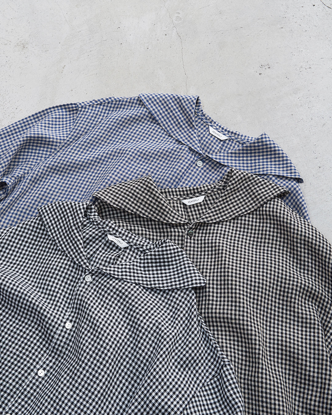 HEAVENLY ヘブンリー］ #005 Linen Rayon Sailorcollar Shirt Tunic
