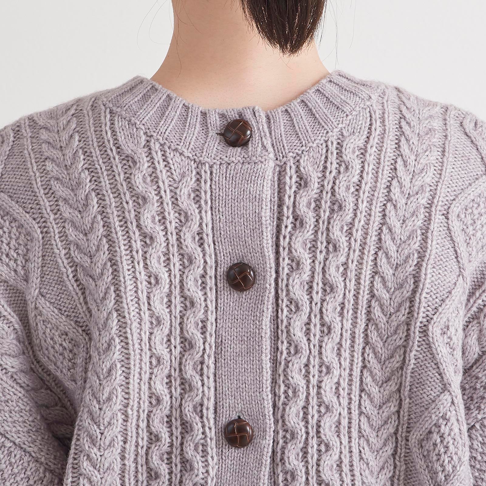 HEAVENLY ヘブンリー］ #019 Knit Alan 2way Cardigan / ニット アラン