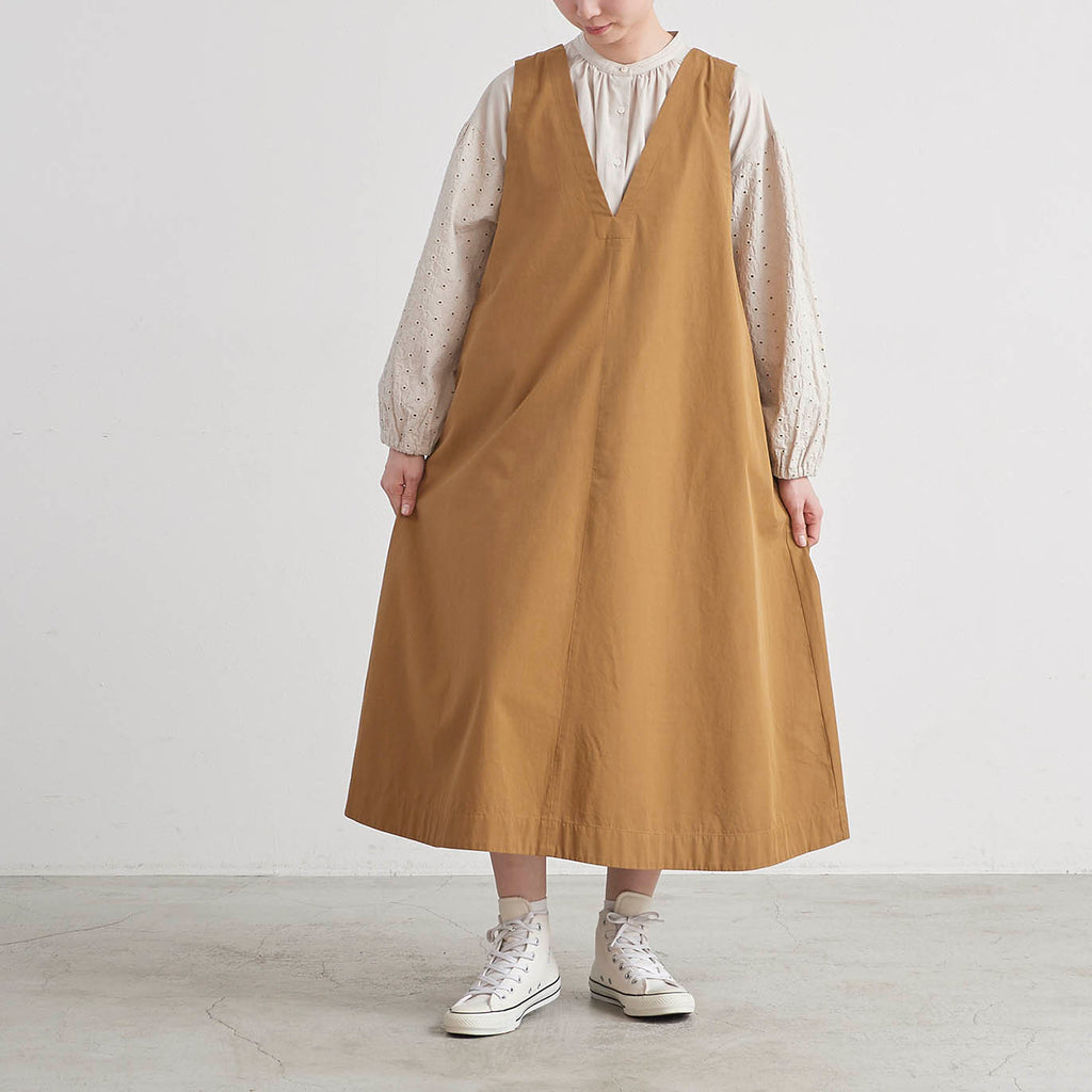 ［HEAVENLY ヘブンリー］ #008 Cotton Twill Jumper Skirt / コットン ツイル ジャンパー スカート -  2413082 -