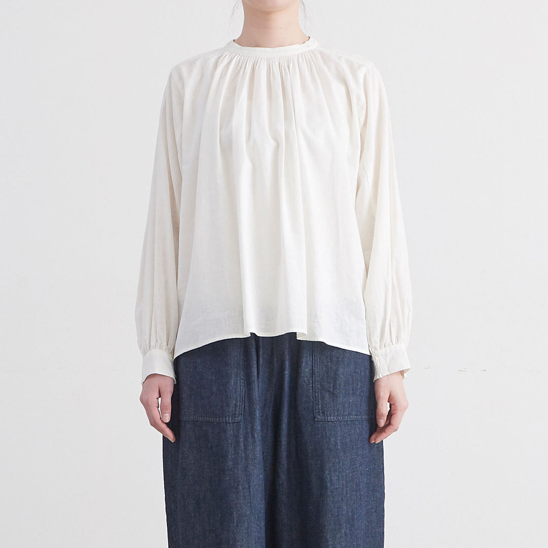 HEAVENLY ヘブンリー］ #003 Cotton Linen Pleats Gather Pullover / コットン リネン プ |  HEAVENLY -OFFICIAL SITE-