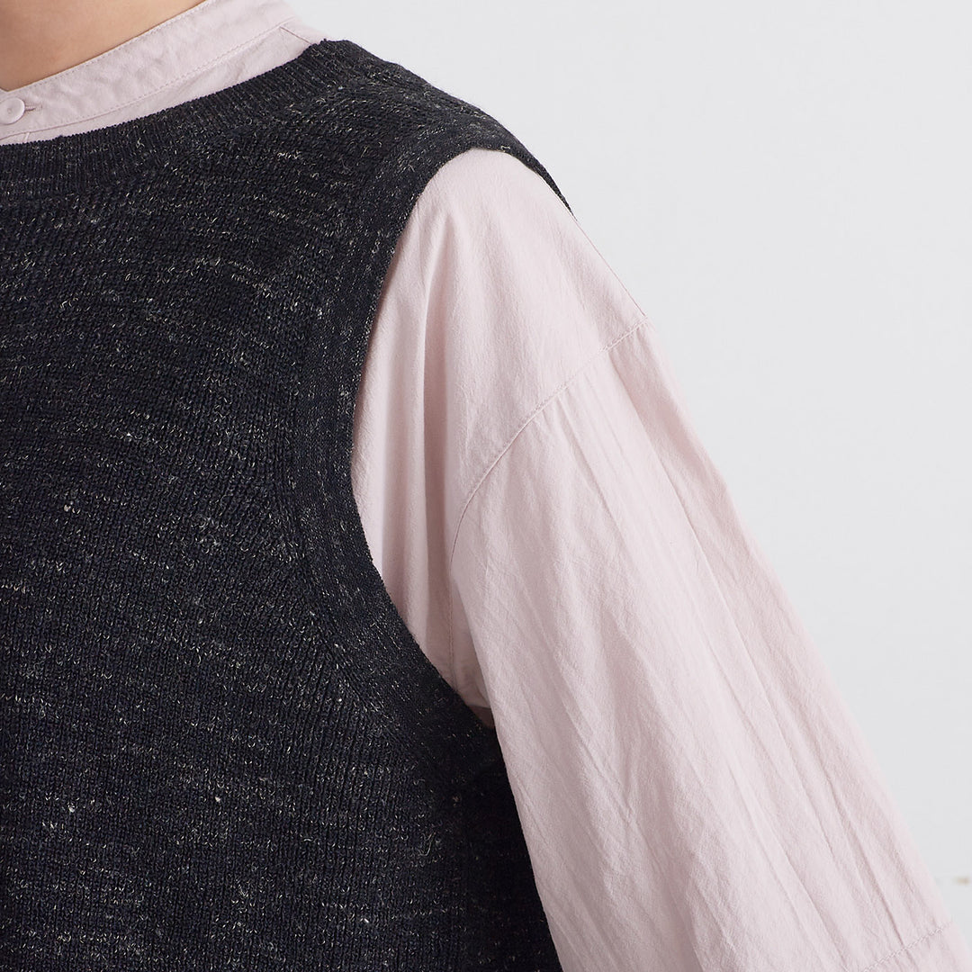 HEAVENLY ヘブンリー］ #018 Cotton Linen Wool Mix Knit Vest / コットン リネン ウール ミ |  HEAVENLY -OFFICIAL SITE-