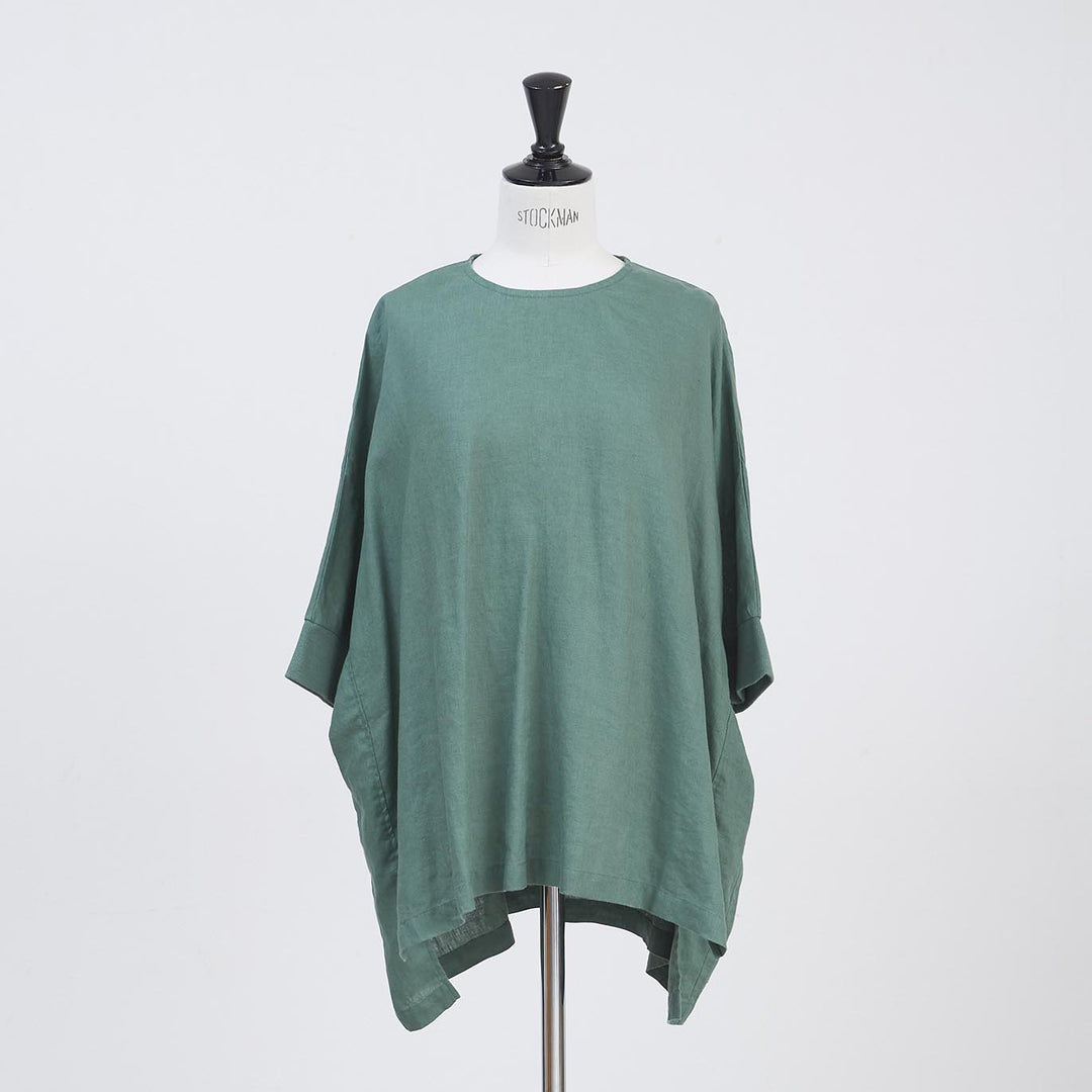 HEAVENLY ヘブンリー］ #003 Linen Back Button Big Pullover