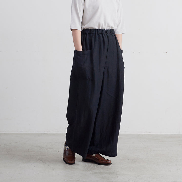 新品☆HEAVENLY ヘブンリー リネン100% ガウチョ ワイドパンツ HEAVENLY ヘブンリー］ #005 Linen Rayon Wide Pants / リネン