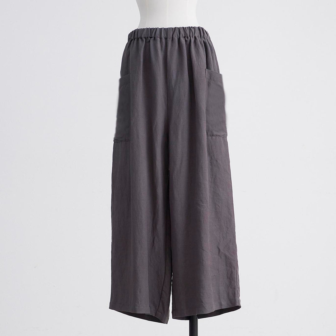 HEAVENLY (ヘブンリー) | LINEN RAYON VEST (charcoal) | ベスト チャコールリネン レーヨン HEAVENLY ヘブンリー］ #016 Cotton Linen CS Wide Box Pullover