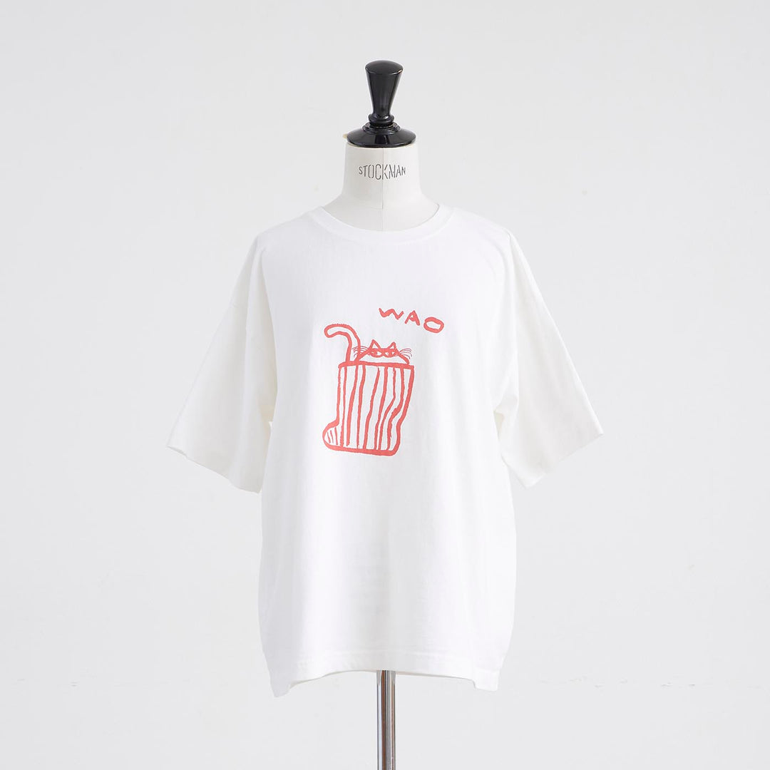 HEAVENLY ヘブンリー / マボさん］ #020 Print T-Shirt ” Wao