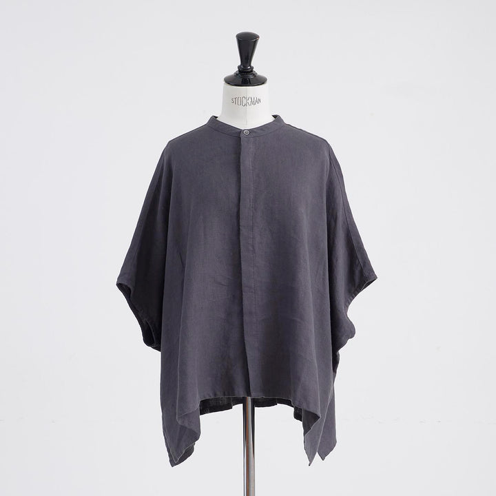 美品✨ヘブンリー HEAVENLY リネンドルマンオーバーシャツ ホワイト 麻 HEAVENLY ヘブンリー］ #002 Linen Standcollar Dolman Shirt