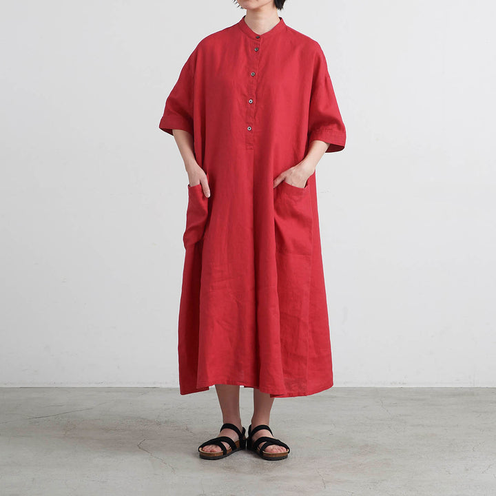 HEAVENLY ヘブンリー］ #001 Linen Bandcollar Pullover