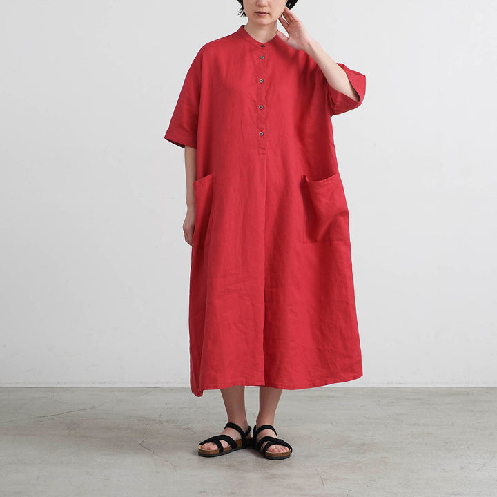 HEAVENLY ヘブンリー］ #001 Linen Bandcollar Pullover