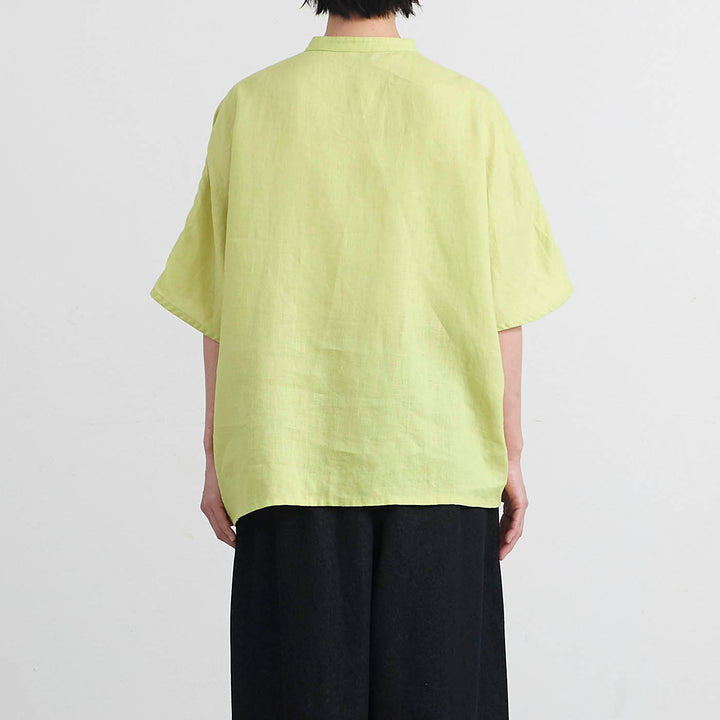 HEAVENLY ヘブンリー］ #002 Linen Standcollar Dolman Shirt