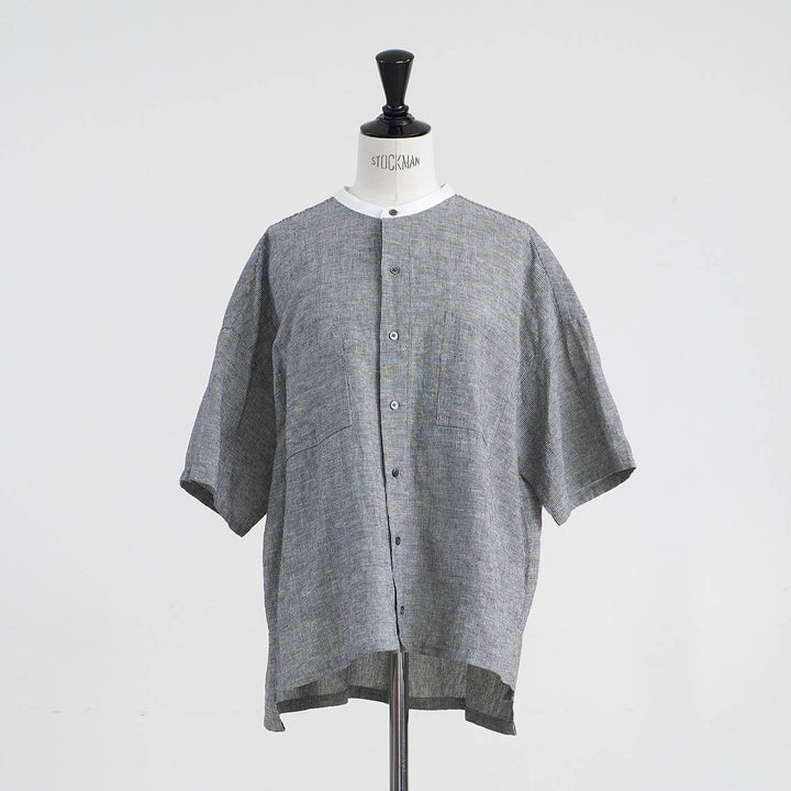 HEAVENLY ヘブンリー］ #005 Cotton Linen Stripe Wide Shirt
