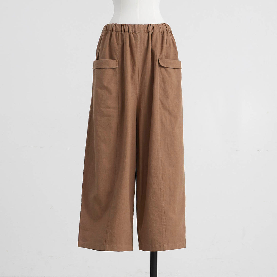 HEAVENLY ヘブンリー］ #008 Cotton Linen Front Pocket Wide