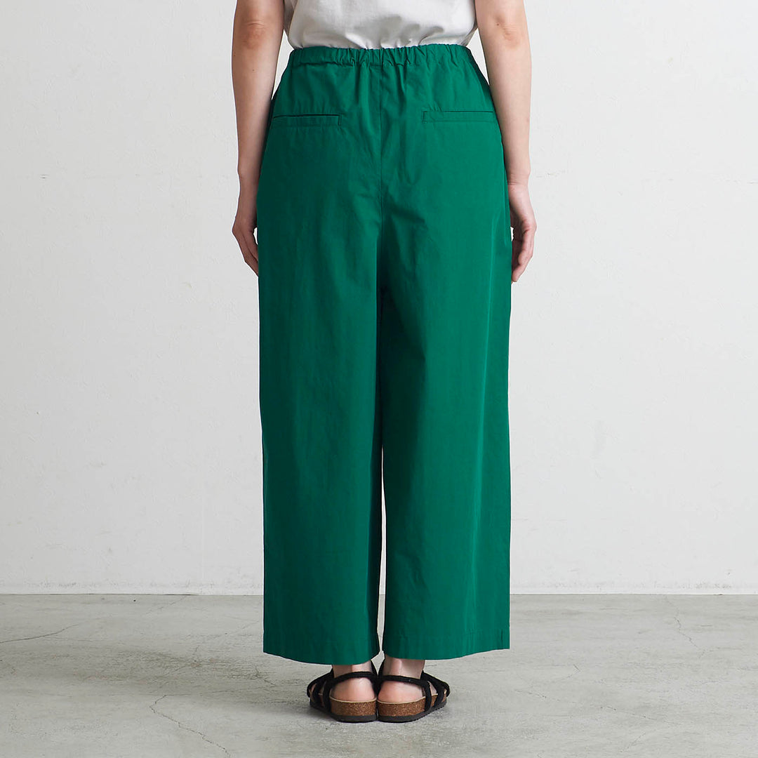 人気定番の Typewriter Cotton #009 ヘブンリー］ HEAVENLY Waist Wide Tuck パンツ