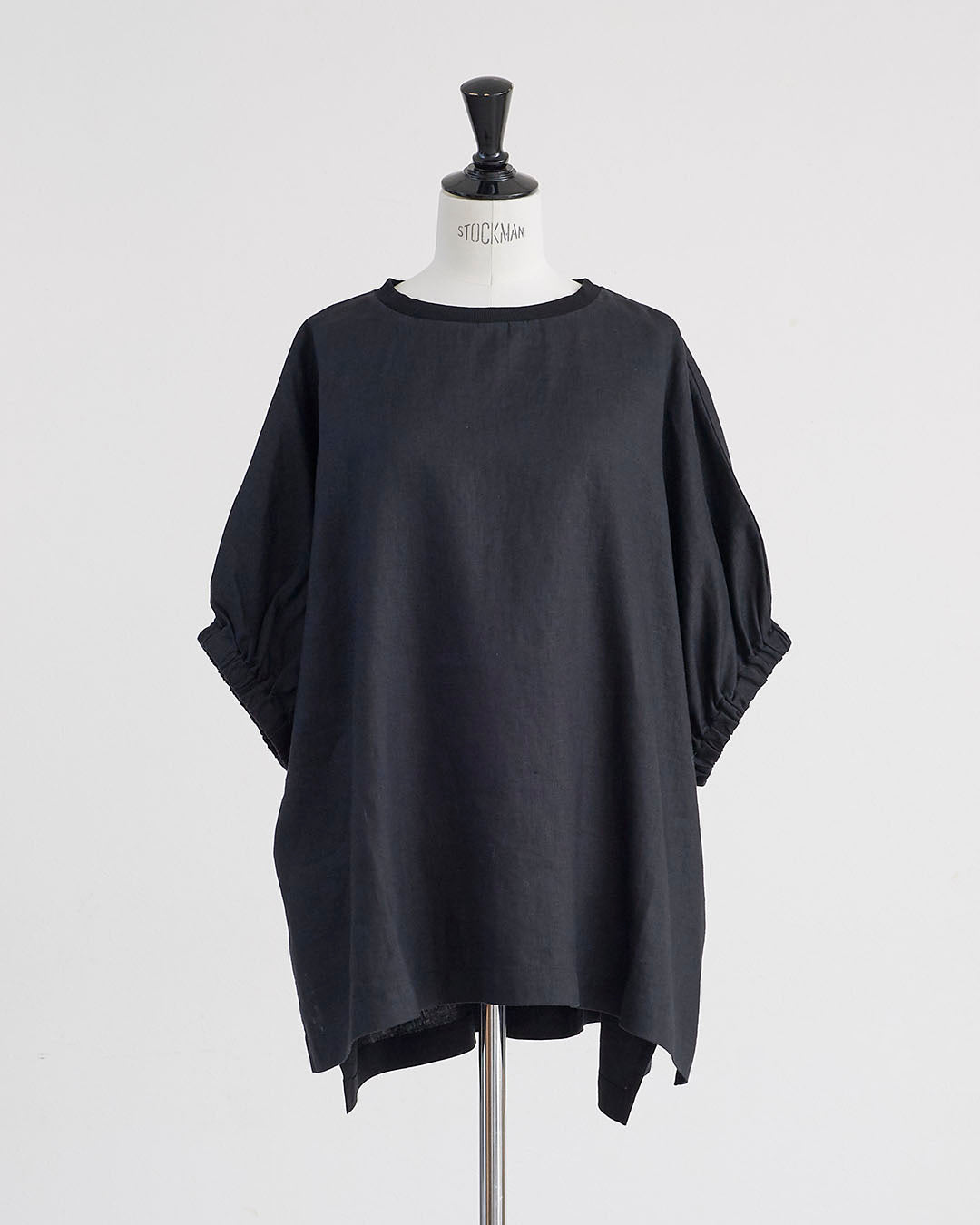 りりか様LDリネンJK BK HEAVENLY ヘブンリー］ #002 Linen Gather Sleeve Ribneck