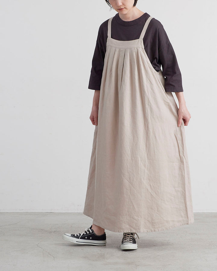 HEAVENLY ヘブンリー］ #003 9×9 Heavy Linen Tuck Jumperskirt