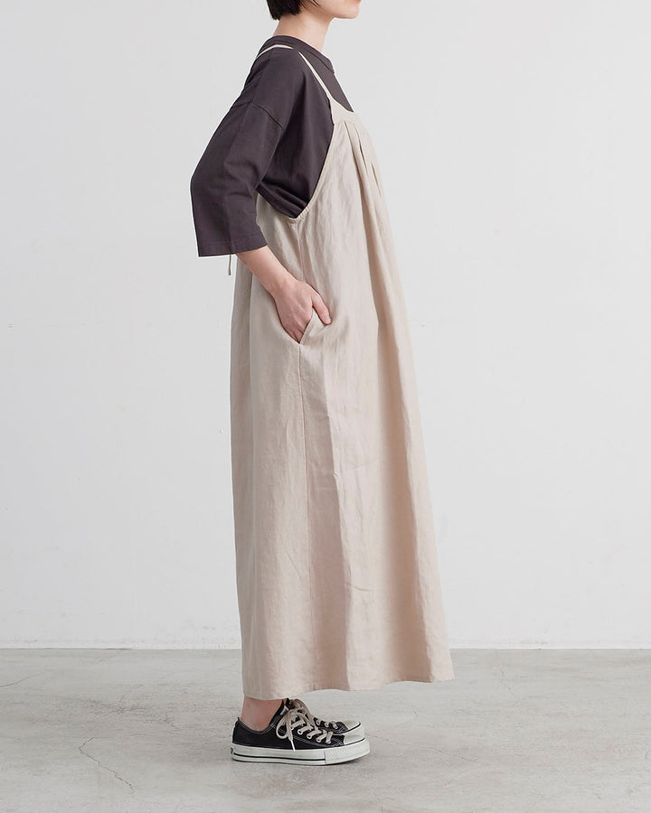 HEAVENLY ヘブンリー］ #003 9×9 Heavy Linen Tuck Jumperskirt