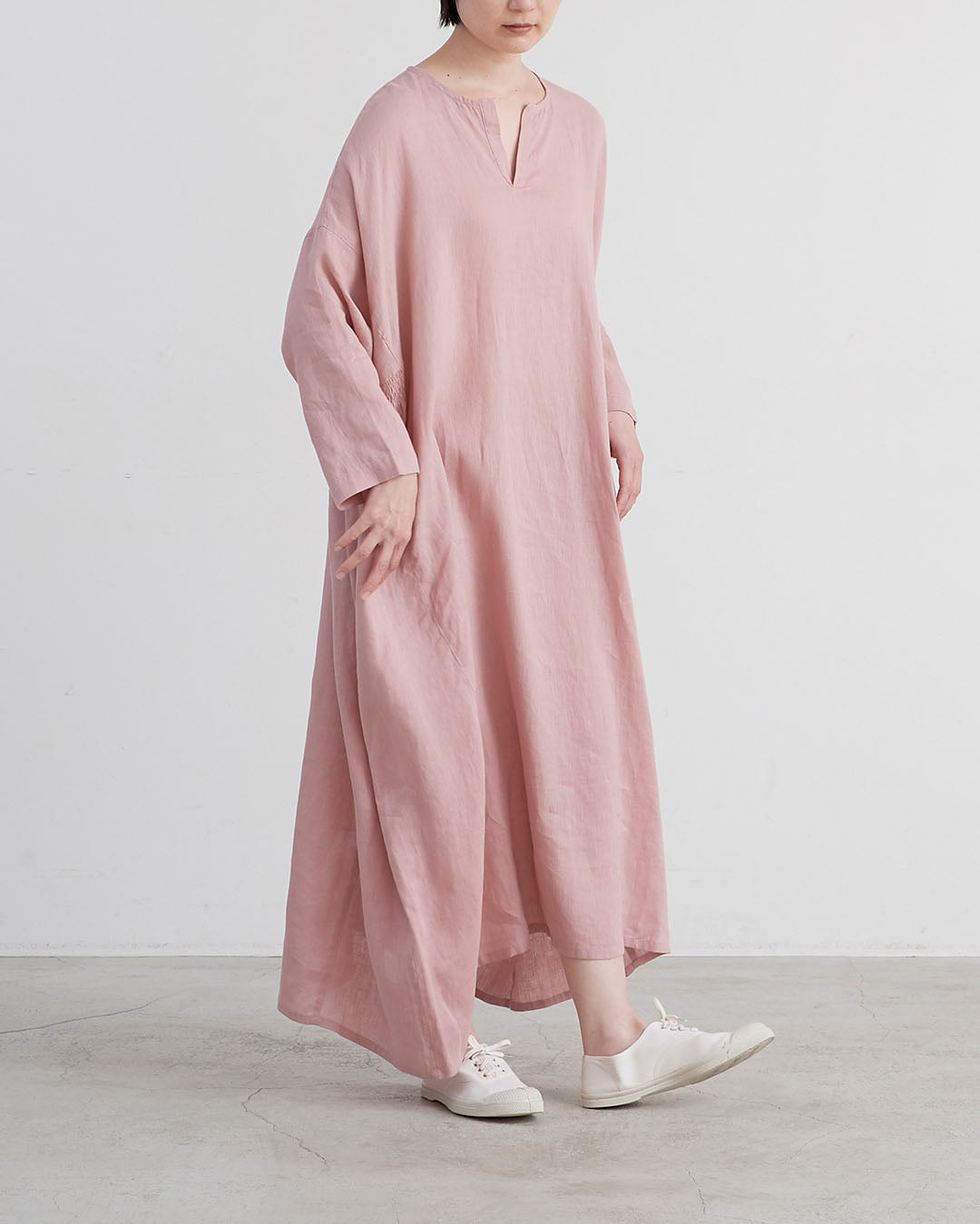 HEAVENLY ヘブンリー］ #001 Hemp Shirring Onepiece / ヘンプ