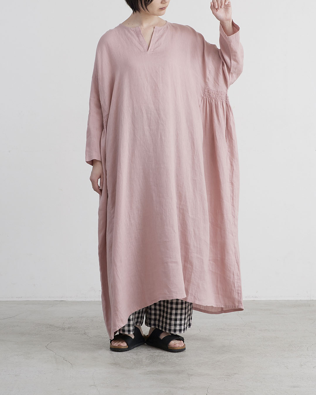 HEAVENLY ヘブンリー］ #001 Hemp Shirring Onepiece / ヘンプ