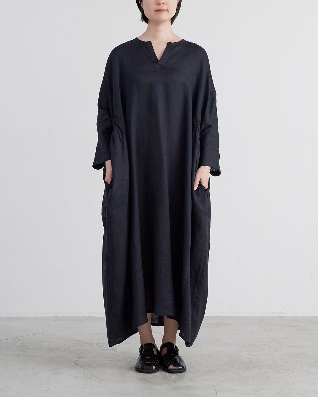 HEAVENLY ヘブンリー］ #001 Hemp Shirring Onepiece / ヘンプ