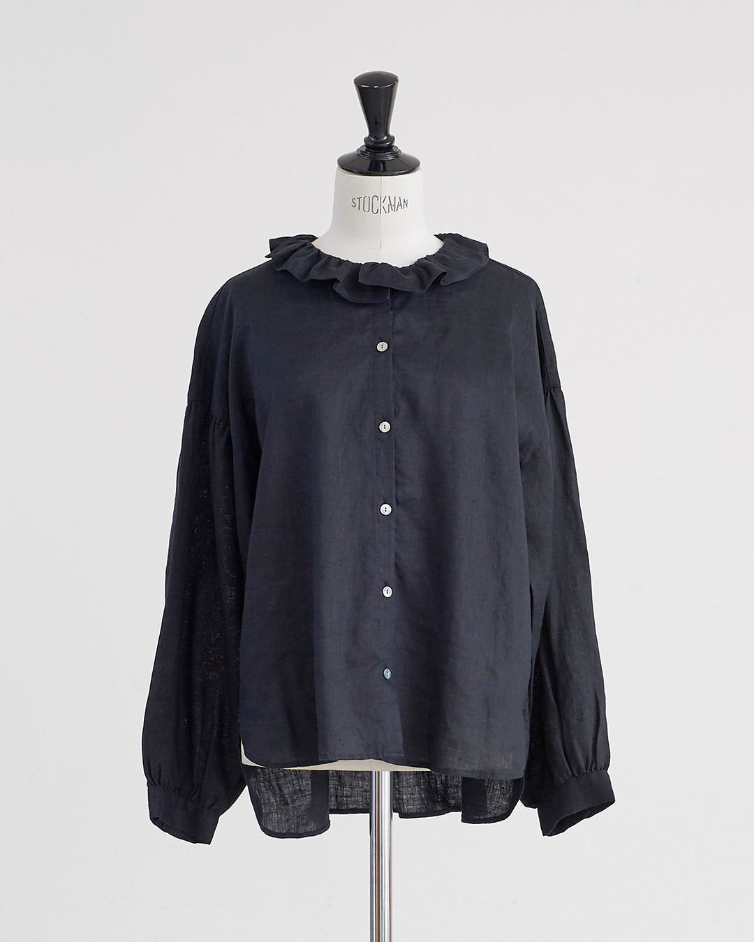 HEAVENLY ヘブンリー］ #002 Hemp Frillcollar Blouse / ヘンプ