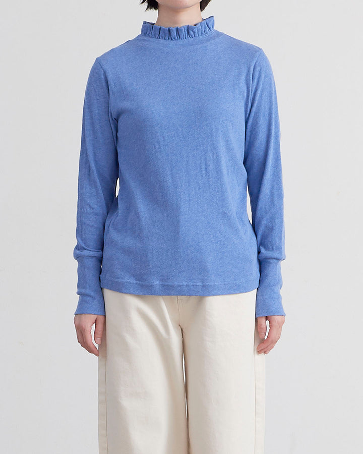 HEAVENLY ヘブンリー］ #014 Gauze CS Frillneck T-Shirt