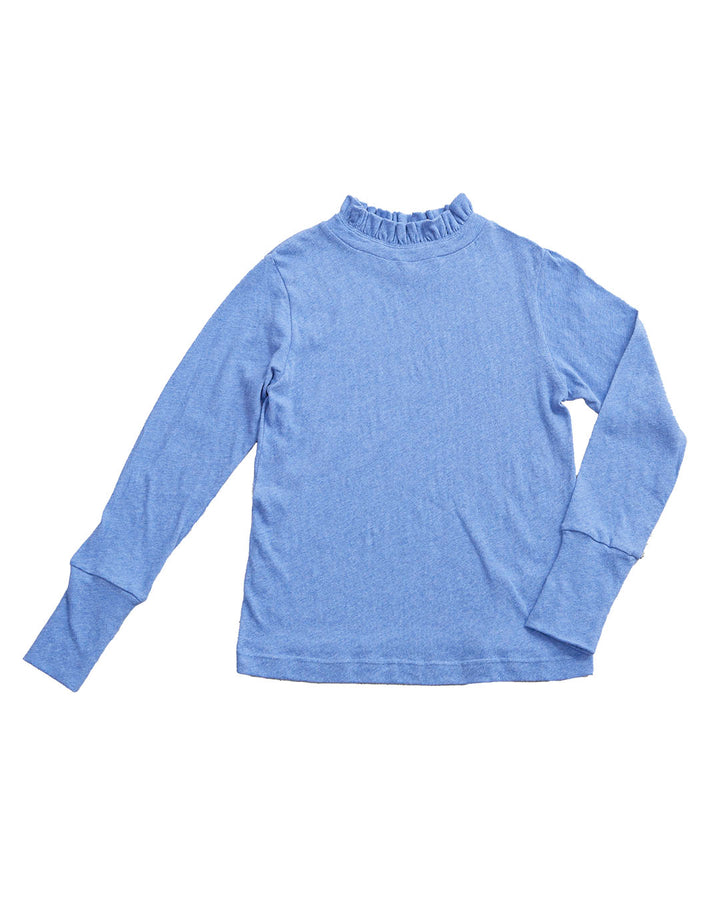 りりページ HEAVENLY ヘブンリー］ #014 Gauze CS Frillneck T-Shirt