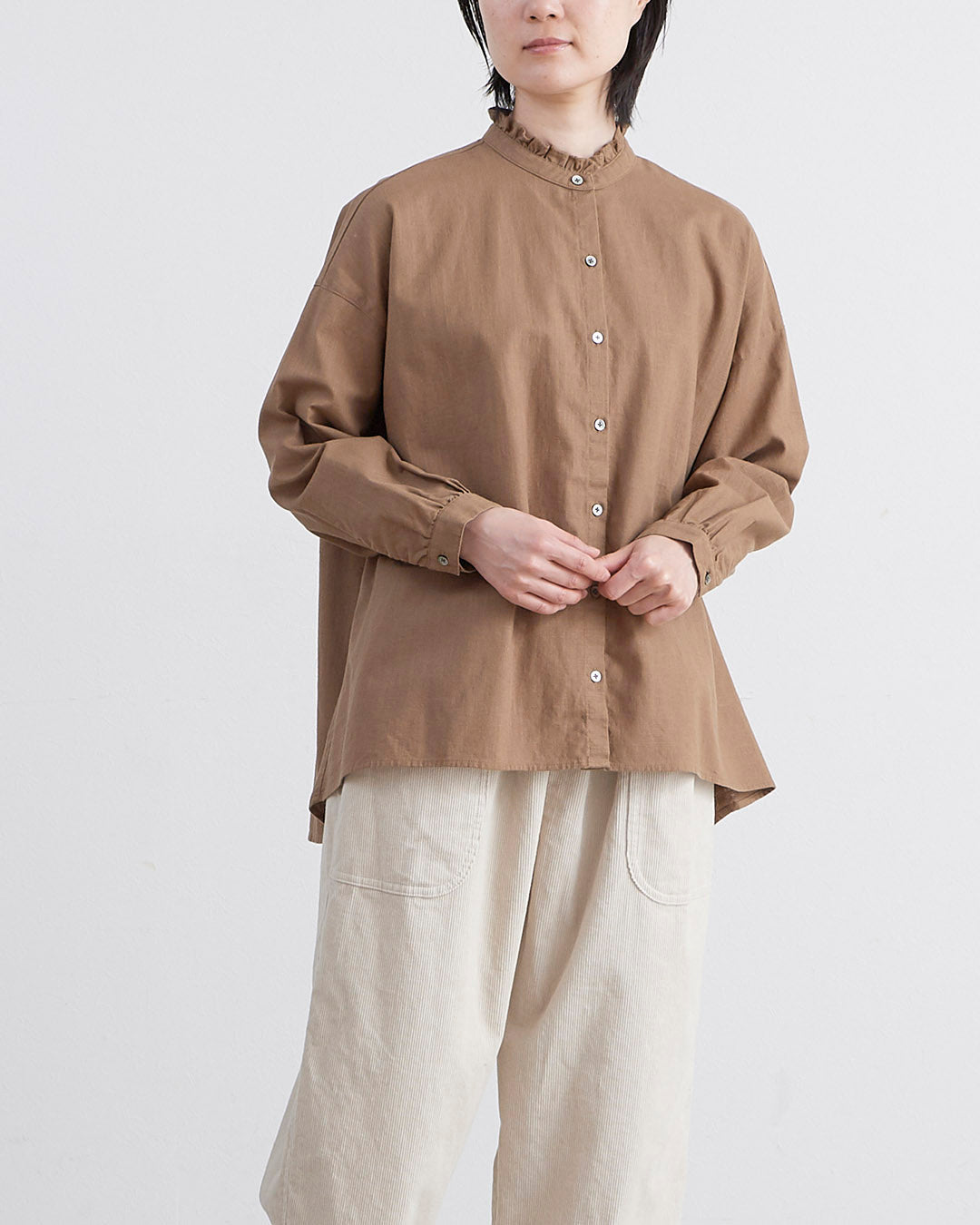 シャツ ブラウス HEAVENLY / ヘヴンリー コットンブロードピンタックブラウス DLI レディース HEAVENLY ヘブンリー］ #009 Washer Broadcloth Frillcollar Blouse