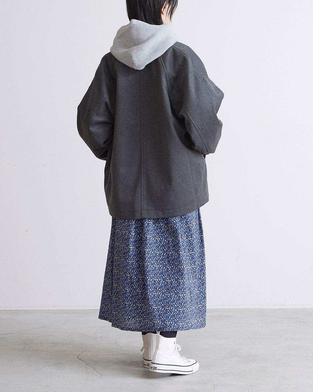 HEAVENLY ヘブンリー］ #014 Wool Mix Nocollar Short Coat / ウール