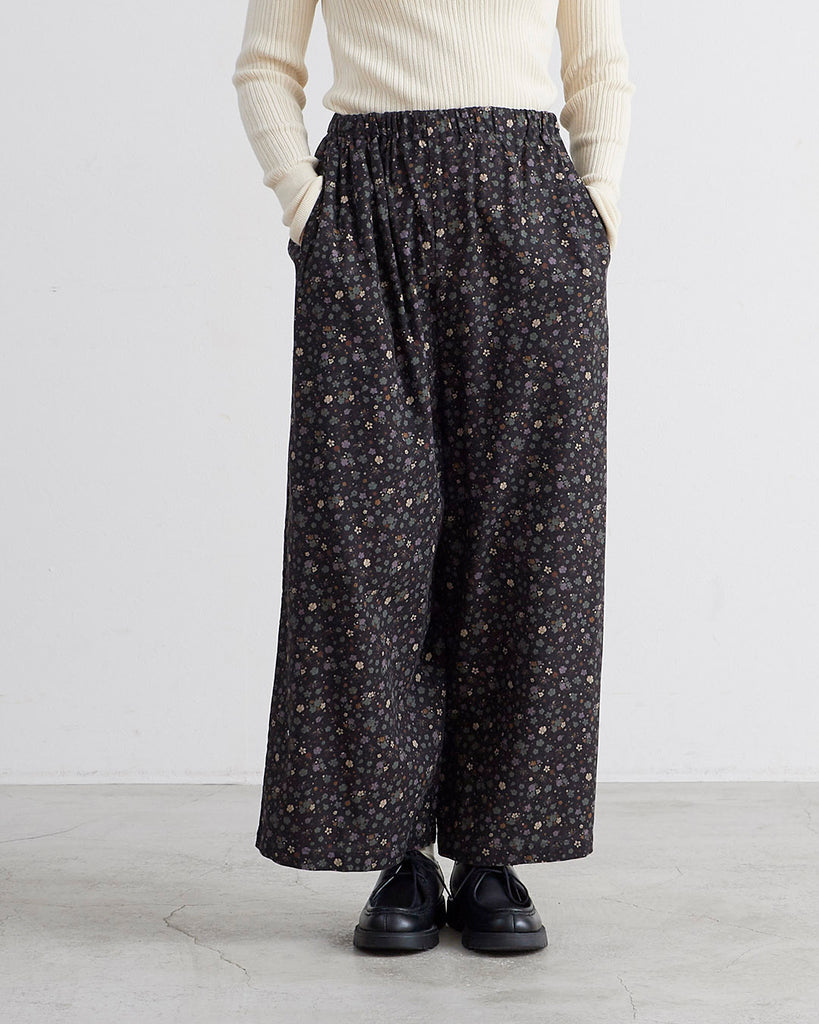 HEAVENLY ヘブンリー］ #008 Viella Flower Print Wide Easy Pants