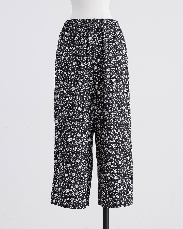 HEAVENLY ヘブンリー］ #008 Viella Flower Print Wide Easy Pants